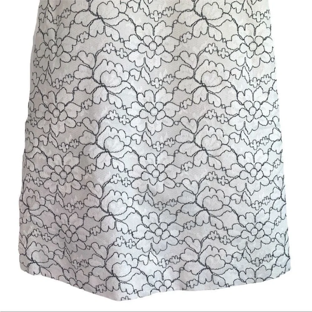 🔥🆕 KATE SPADE New York Linen and Lace Floral Dress size 4